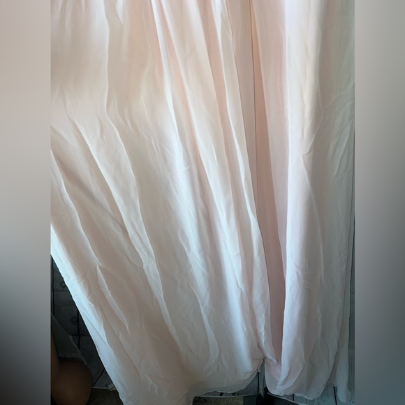 BRAND NWT Azazie Blushing Pink Sleeveless formal dress size 16 - Picture 14 of 16